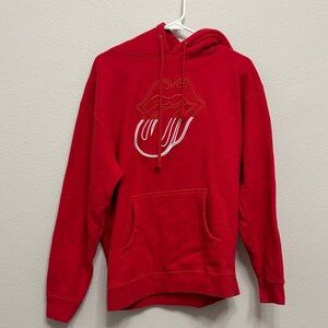 The Rolling Stones Red Hoodie